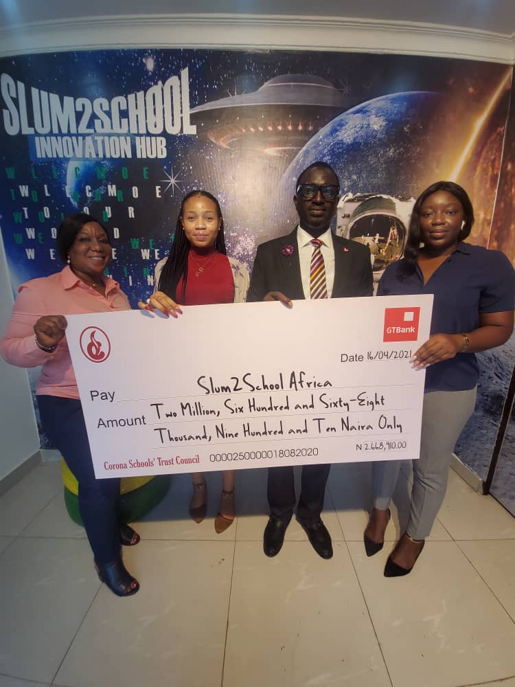 Corona Schools cheque presentation 2 (003)